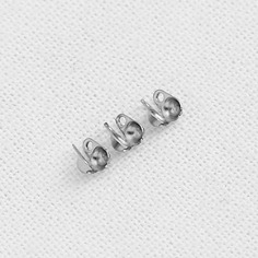 써지컬스틸 2.4mm용 토끼깍지 마감고리 귀걸이 팔찌 마스크줄 부자재 KSP0135