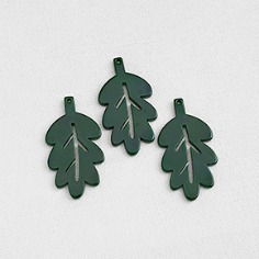 아크릴 나뭇잎 싱글고리 팬던트 키링재료 귀걸이부자재 P-SS-1368